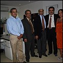 The Esteemed guests having  a roung of Administative office of the State of the art Skin Bank.JPG